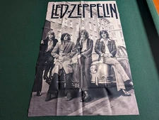Led Zeppelin  Wall Tapestry Hanging Soft Banner Band Photo Image