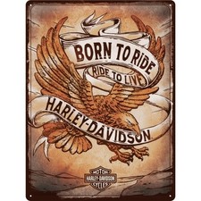 Blechschild Harley Davidson