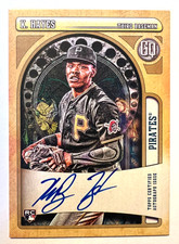 2021 Topps Gypsy Queen Kebryan Hayes Auto RC Pirates GQA-KH On Card