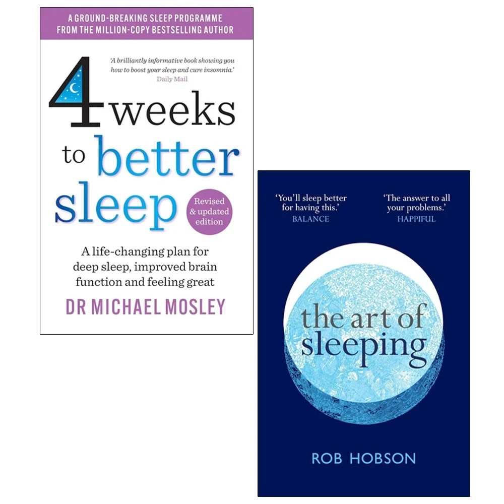 4 Weeks to Better Sleep,The Art of Sleeping  2 Books Collection Set Paperback