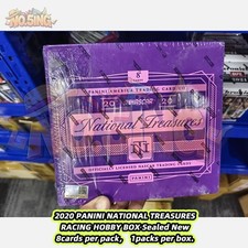 2020 PANINI NATIONAL TREASURES RACING HOBBY BOX Sealed New