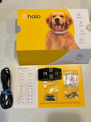 Halo 3 Dog Collar GPS Grey Large M/L