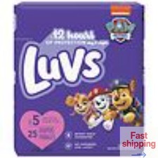 Luvs Pro Level Leak Protection Diapers Size 5 27 lbs , 25 set