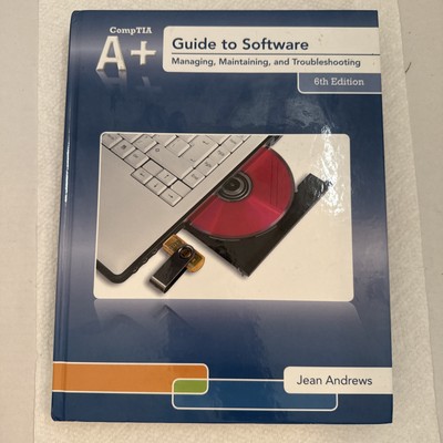 A+ Guide to Software - Jean Andrews, 1133135137, hardcover, new