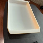 Vintage Pyrex 933 Orange Baking Dish Pan 13 1/2" Lasagna Casserole Rectangular