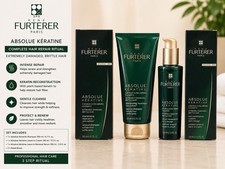 Rene Furterer Absolue Keratine Shampoo Leave-In Cream Set Damaged Hair