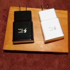 Samsung EP-TA20JBE Fast Charge Travel Charger with USB-C LOT Black, and White