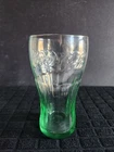 Vintage Coca-Cola Green Tinted Glass Tumbler from Libbey Glass • 6" Tall