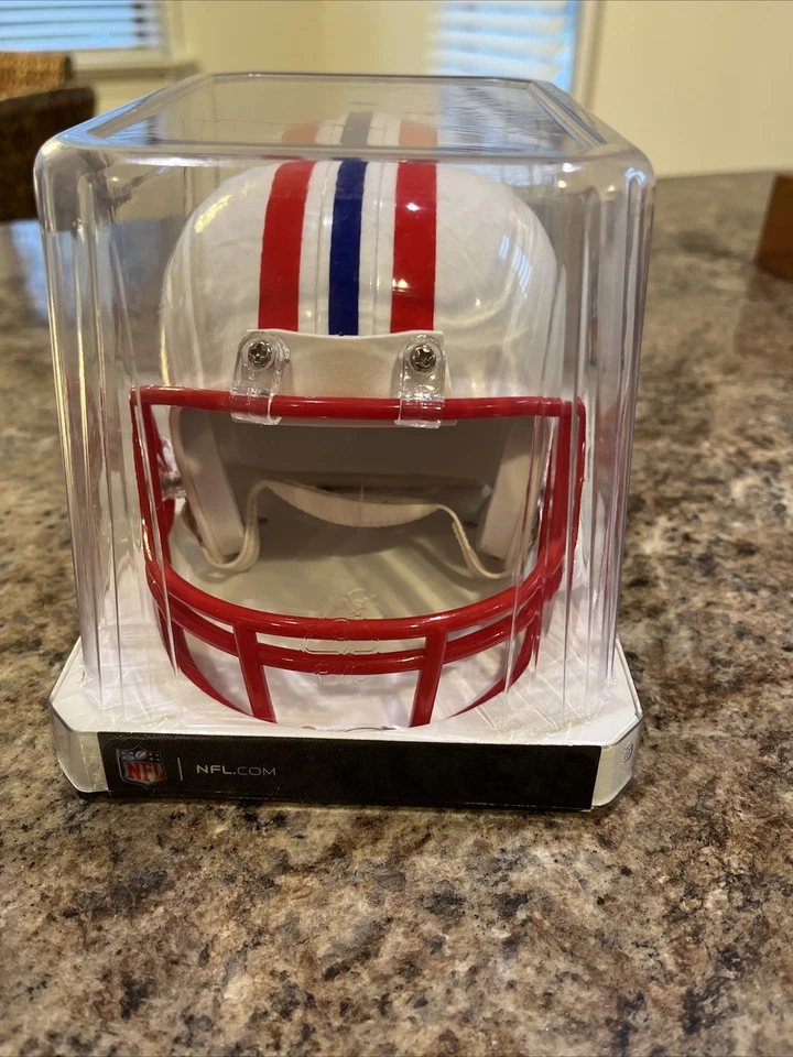 Casco de fútbol americano oficial NFL Riddell Mini New England Patriots Foto 2 de 4