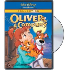 Oliver And Company (DVD, 1988) PAL Region 4 (Disney Animated Movie) NEW / SEALED