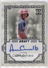 2020 Leaf Ultimate Draft Armando Cruz #BA-AC2 Auto nd3