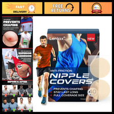 Men's Nipple Covers - Strong Adhesive Tape, 12 Hours Wear, No Show Under Shirt