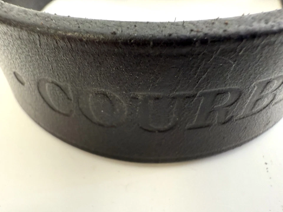 Черная кожаная уздечка для лошади COURBETTE с вожжами - Изображение 3 из 4