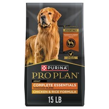 Genuine Purina Pro Plan Adult Complete Essentials Chicken & Rice Dog Food 35 lb 1.41 per pound