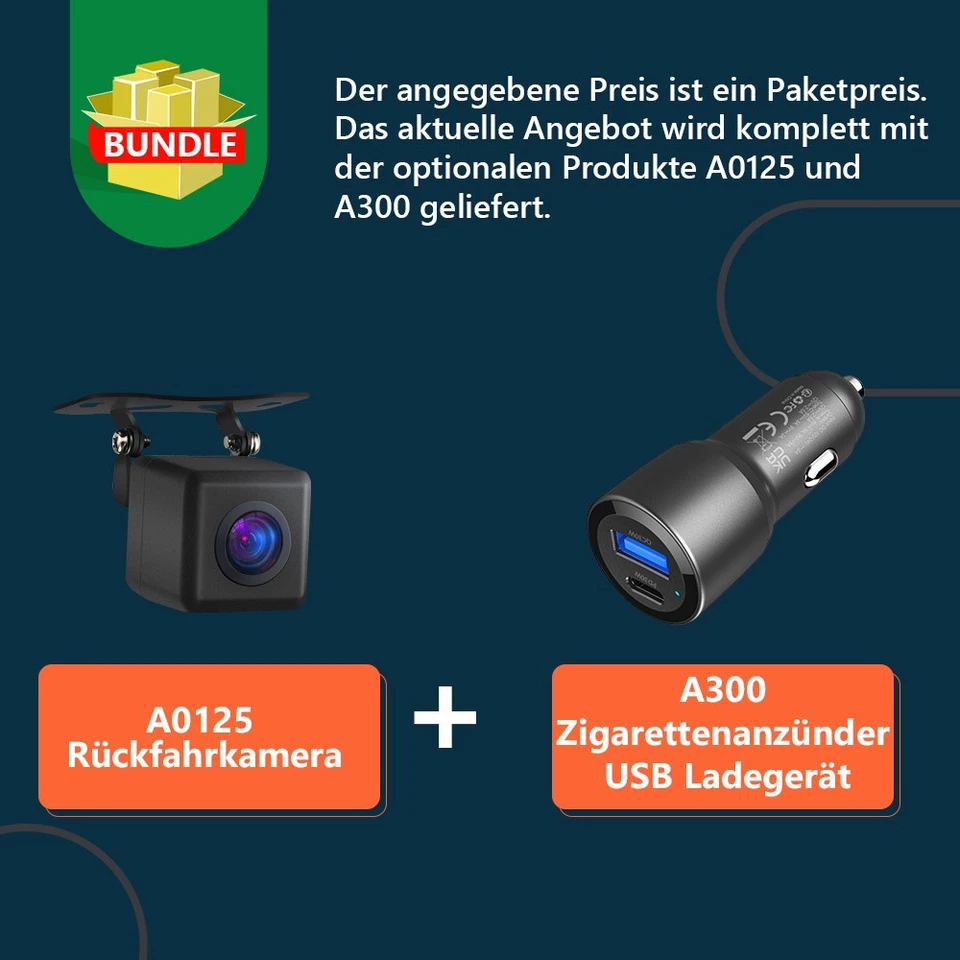 Android 14 3+32GB 7" IPS Bildschirm Autoradio Navi CarPlay Für Ford Focus S-Max - Bild 2 von 4