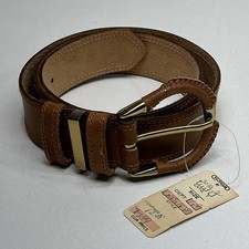 Vintage Liz Claiborne Genuine Leather Belt Style 2834 Western Size Large NOS