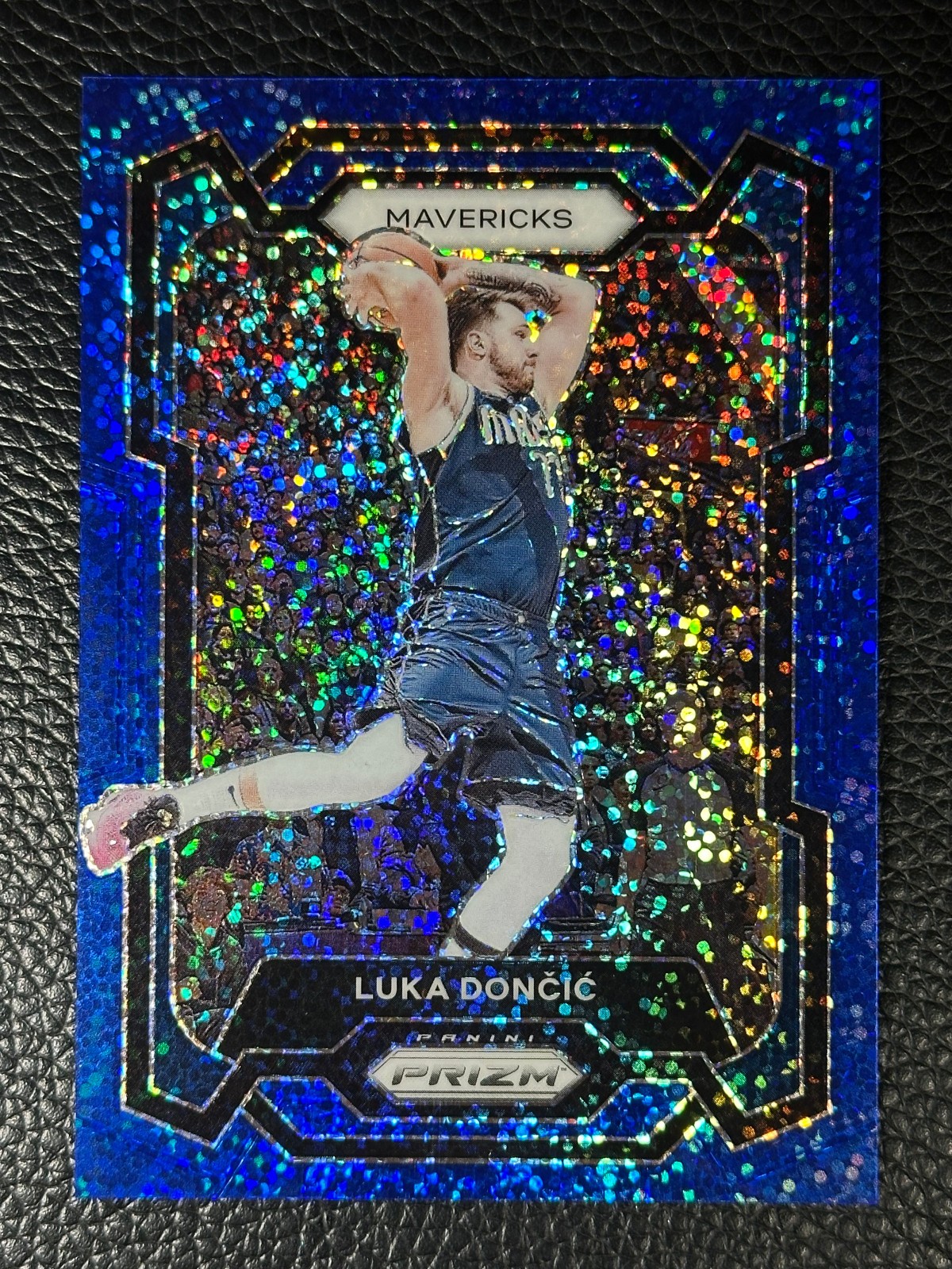 2023 Panini Prizm Blue Sparkle #110 Luka Doncic 54/144