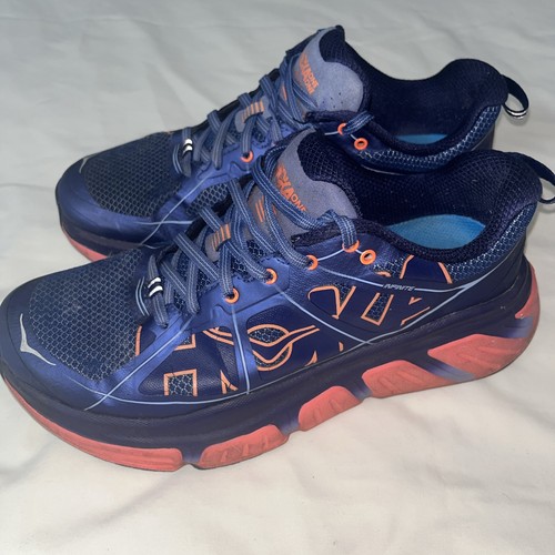 Scarpa da ginnastica donna HOKA One Infinite 9,5 running sneaker UK 8 rosa salmone - Foto 12 di 24