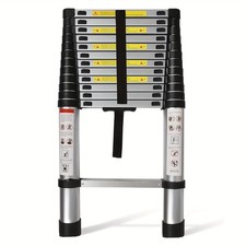 Échelle Télescopique Aluminium Extensible Multi-Usages Portable 3,2m 150kg