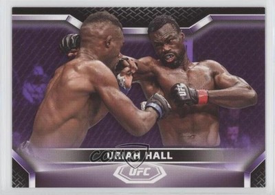 2020 Topps UFC Knockout Purple 22/25 Uriah Hall #8 3j2