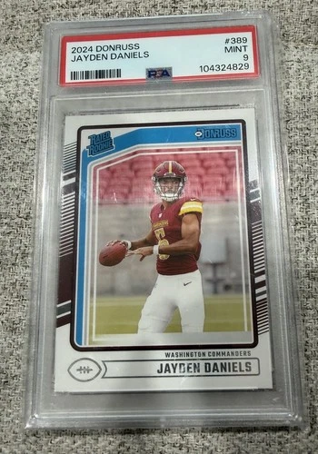 2024 Donruss Jayden Daniels Rated Rookie #389 PSA 9