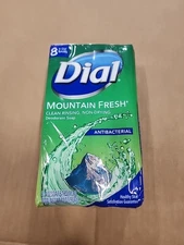 Dial Antibacterial Bar Soap Mountain Fresh Deodorant 4oz (8 Pack) DISCONTINUED