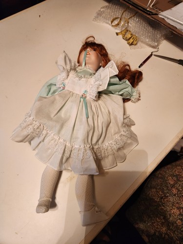 Porzellanpuppe mit Gelenken 20 Zoll Paris - Bild 1 von 10