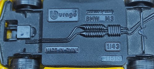 1/43 BMW M3 E36 Voiture Miniature collection jouet vintage GTR Défauts Peinture - Photo 19/19