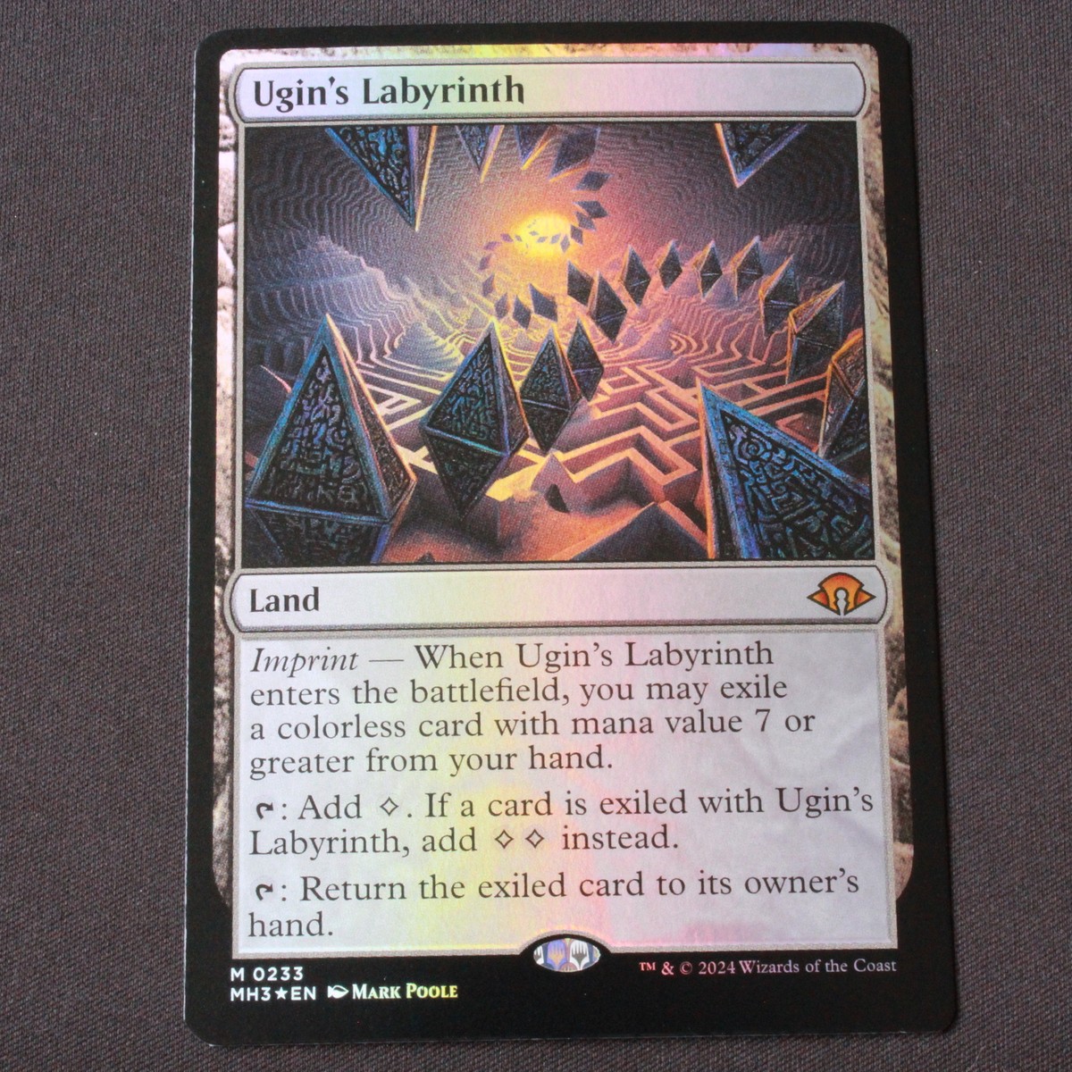 ウギンの迷宮 Ugin's Labyrinth MH3 Ugin's Labyrinth MTG MH3 0233 Modern Horizon's 3 Eldrazi