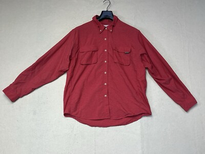 Chemise ExOfficio Femme - Rouge - Manches Longues - Taille S - Randonnée Pêche