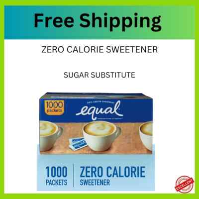 EQUAL 0 Calorie Sweetener, Aspartame and Acesulfame-K Sweetener Packet Free Ship