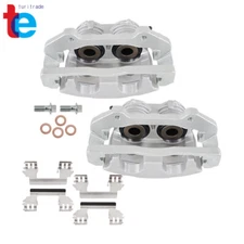 Front LH & RH Disc Brake Caliper W/ Bracket For 2004-2008 Cadillac CTS STS V6 V8