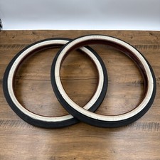 Vintage Nos Goodyear Grasshopper White Wall 20x1.75 Muscle Bike Tire Pair Vintage Nos Goodyear Grasshopper White Wall 20x1.75 Muscle Bike Tire Pair