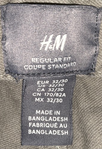 H&M Regular Fit Jeans Men’s Size 32X30. 9343 - Picture 3 of 3