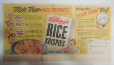 Kelloggs Cereal Ad: Your Name Ring Premium ! ...
