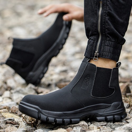 Men's safety shoes puncture resistant work shoes protective shoes wear-resist - Picture 3 of 19