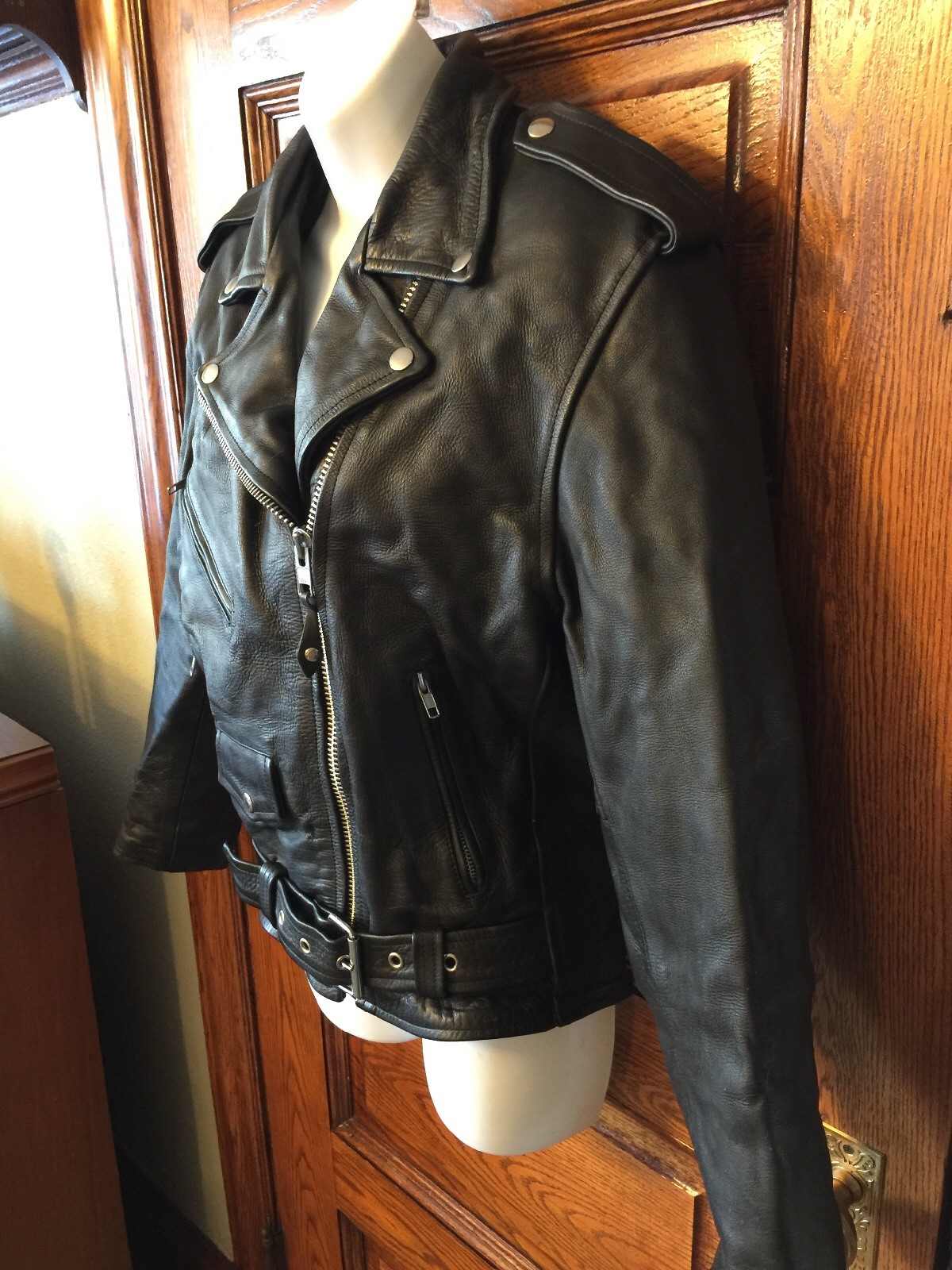Mega Force Leather Thinsulate Biker Motorcycle Pr… - image 3