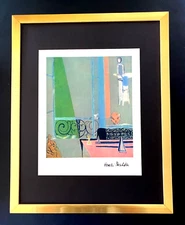 HENRI MATISSE + VINTAGE 1948 AWESOME SIGNED PRINT + FRAMED + BUY IT NOW!!