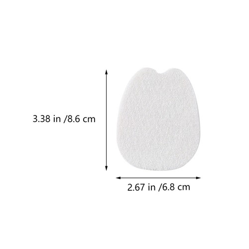 6 Pairs Komfortable Bunion Hülse Hohe Ferse Pad Ferse Für Outdoor Schuh Ersetzen - Photo 12/12