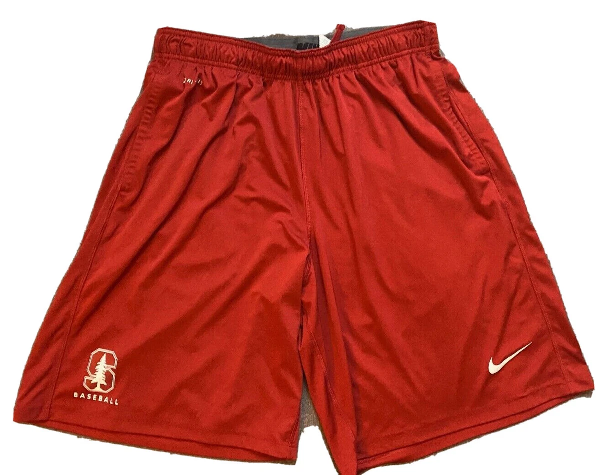 Stanford University Nico Hoerner Nike Baseball Practice Shorts #4 Chicago  Cubs