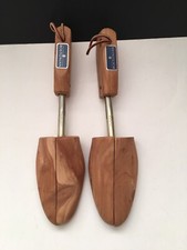 Bostonian Shoe Tree Shaper Stretcher Insert Pair Cedar Wood Sz Medium/ 9 Mint