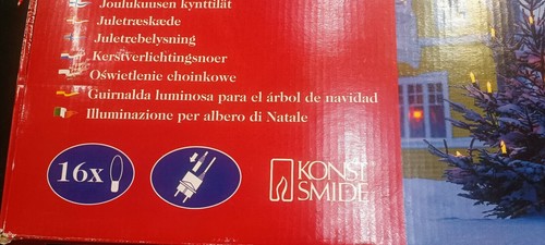 Profi Konstsmide® Lichterkette 16er Kerzen Weihnachten Baumkette Außen warmweiß - Bild 2 von 11