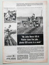 Orig1963 John Deere Ad Features Russell Reed Conesville, Muscatine County Iowa