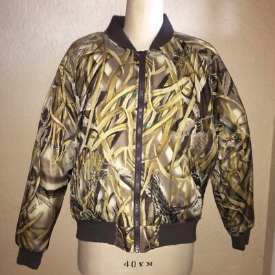 CABELA'S Quilt Lined Advantage Wetlands Camo Hunting Jacket CABELA'S Quilt Lined Advantage Wetlands Camo Hunting Jacket
