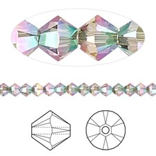 Bead, 144 Swarovski Paradise Shine 2X Xilion Crystal 6mm Bicone Beads 5328 