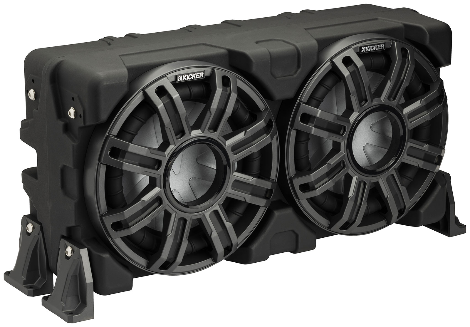 Морские лодочные сабвуферы KICKER 51MWLE104 Dual мощностью 10 по 400 Вт в корпусе Домашний динамик