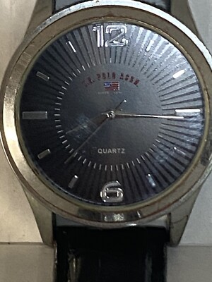 US POLO Men's Silver Colored Watch Vintage  US5194