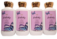 NEW BATH AND BODY WORKS BUTTERFLY SHOWER GEL 10 OZ BOTTLES SET OF 4 FREE SHIPING