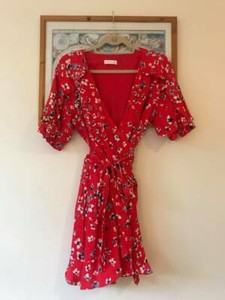 kookai delilah wrap dress