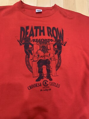 ウェア CROOKS & CASTLES DEATH ROW SNOOP DOGG Crooks & Castles Death Row Records x Snoop Dogg T-Shirt Size